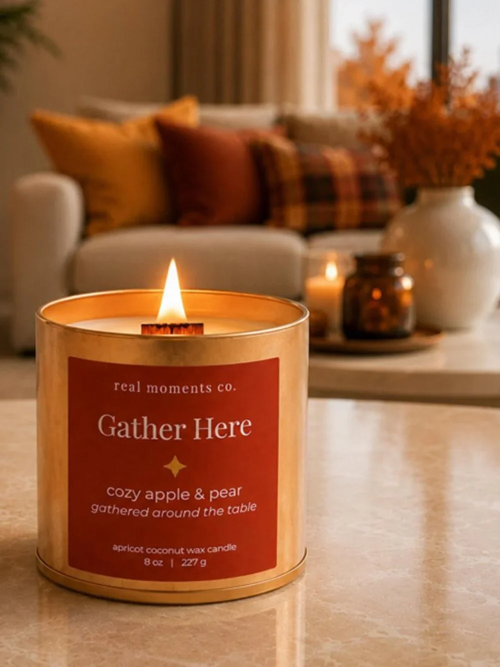 Harvest Collection Candle Set, Luxury Fall Candles, Thanksgiving Hostess Gift